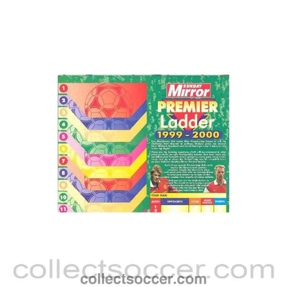 1999 - Sunday Mirror - Premier Ladder 1999-2000 - Collect Soccer