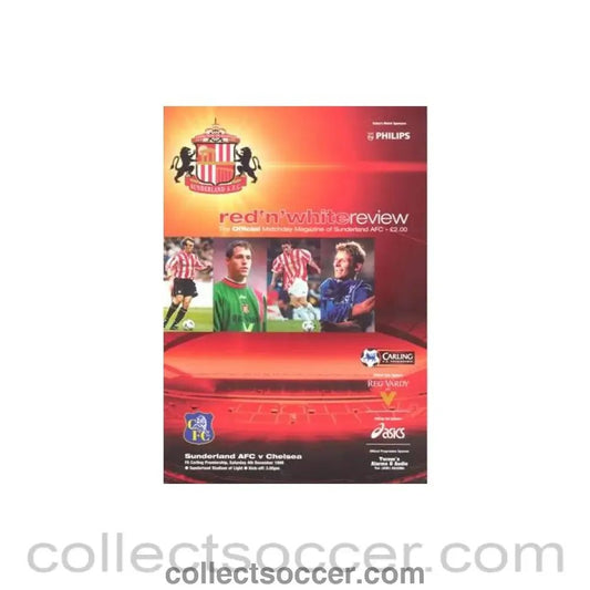1999 - Sunderland v Chelsea official programme 04/12/1999 Premier League - Collect Soccer
