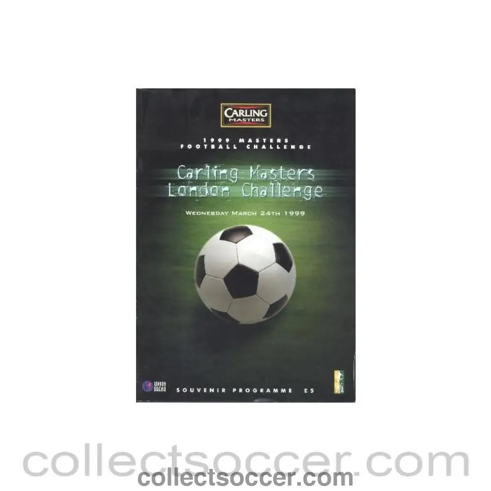 1999 The Masters League Football 1999 official programme - Collect Soccer