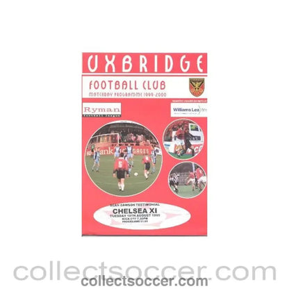 1999 - Uxbridge vChelsea XI official programme 10/08/1999 - Collect Soccer