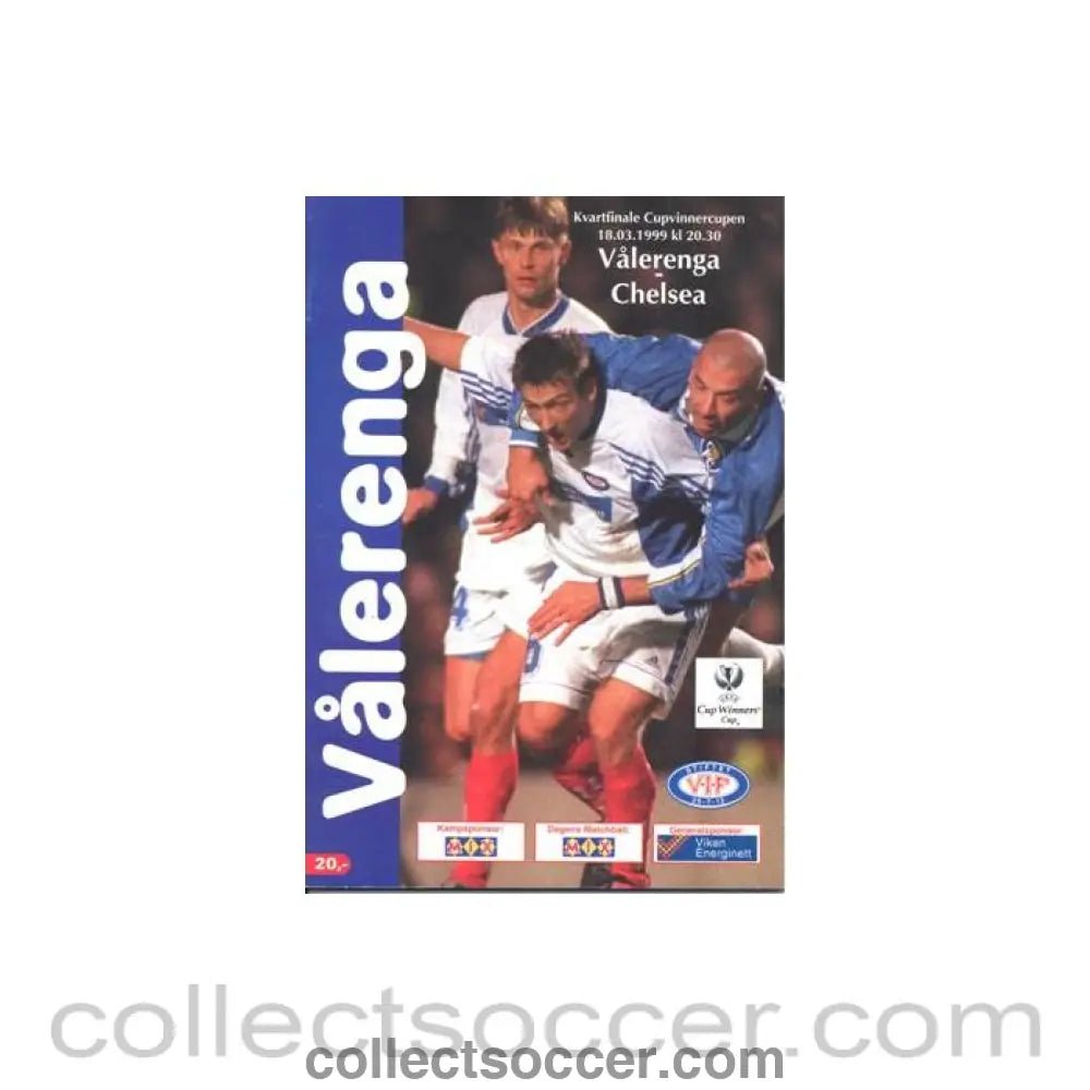 1999 - Valerenga VChelsea porgramme 18/03/1999 - Collect Soccer