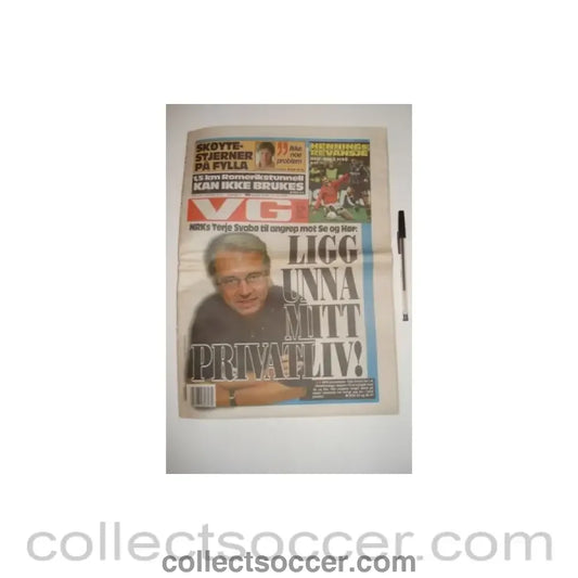 1999 - VG newspaper of 18/03/1999 covering Inter Milan v Manchester United