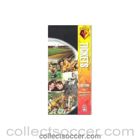 1999 - Watford v Chelsea ticket of season 1999-2000 in a wallet