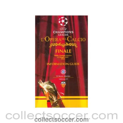 2000-2001 Champions League Final Information Guide - Collect Soccer