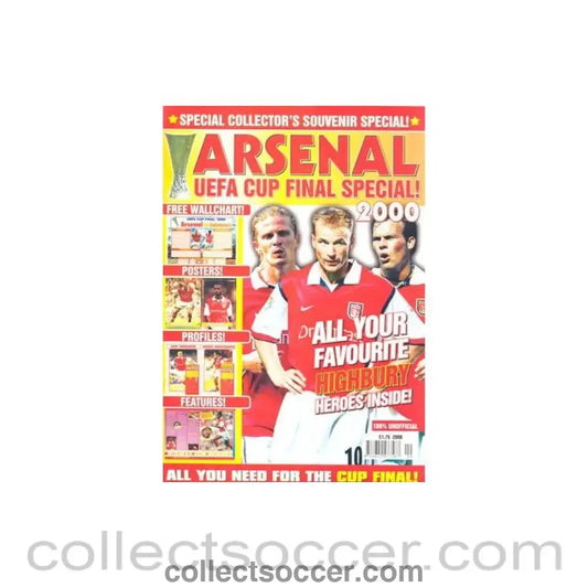 2000 - Arsenal - UEFA Cup Special unofficial magazine of 2000