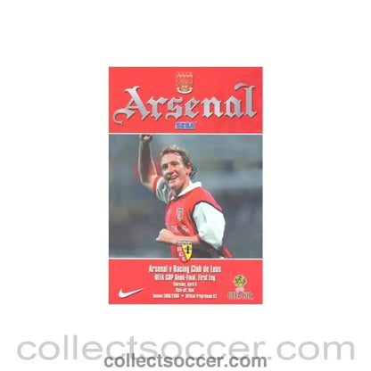 2000 - Arsenal v Racing Club de Lens official programme 06/04/2000 UEFA Cup Semi - Final 1st Leg - Collect Soccer