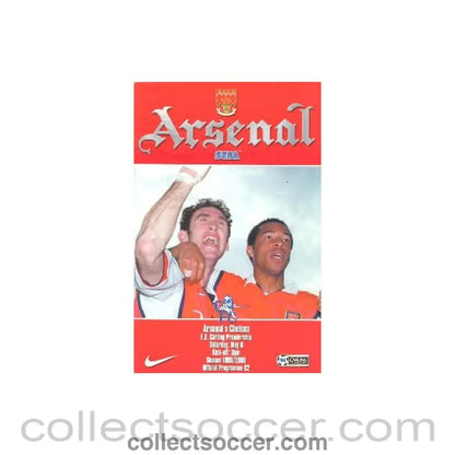 2000 - Arsenal vChelsea official programme 06/05/2000