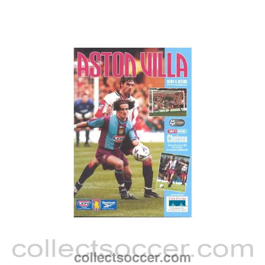2000 - Aston Villa vChelsea official programme 22/01/2000