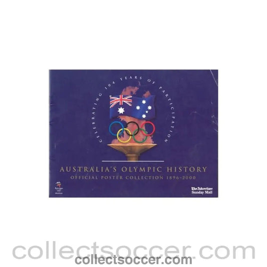 2000 - Australia's Olympic History Official Poster Collection 1896 - 2000 brochure - Collect Soccer