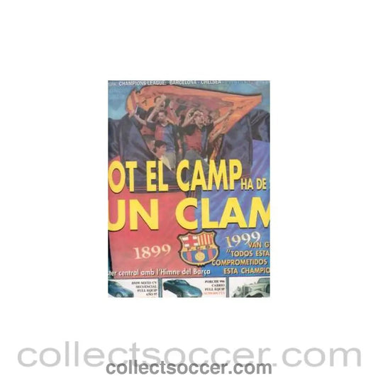 2000 - Barcelona V Chelsea 18/04/2000 Official Programme Champions League - Collect Soccer