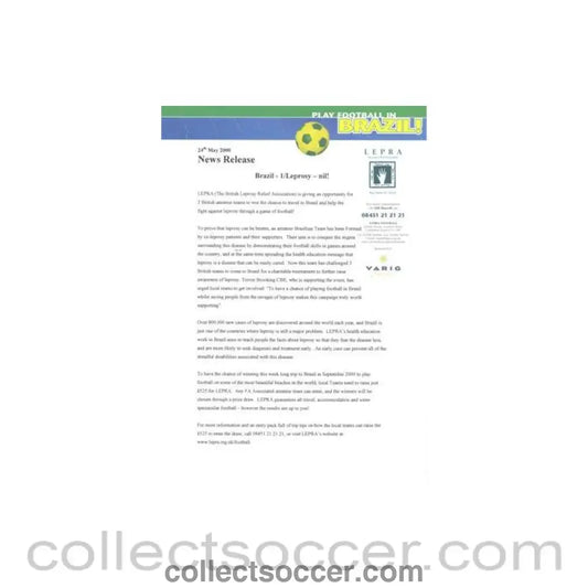 2000 - Brazil News Release of 24/05/2000