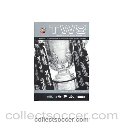 2000 - Brentford v Tottenham Hotspur official programme 19/09/2000 - Collect Soccer