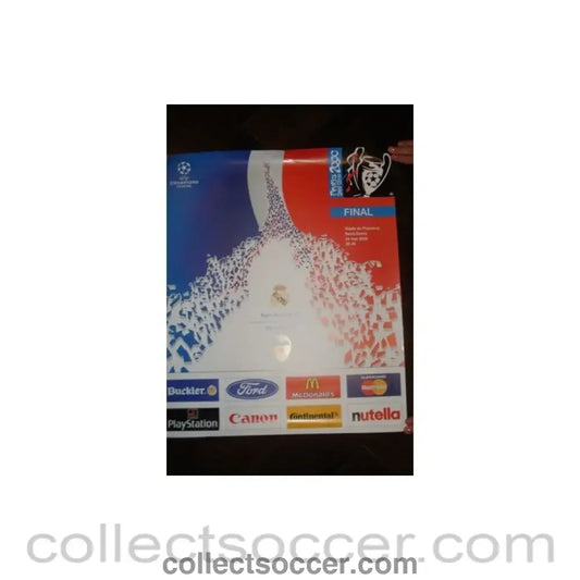 2000 Champions League Final Poster