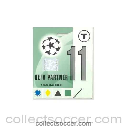 2000 - Champions League pass of 14/03/2000