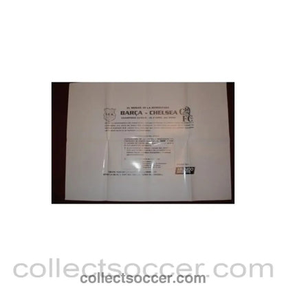 2000 - Champions League Poster Barca v Chelsea 18/04/2000 - Collect Soccer