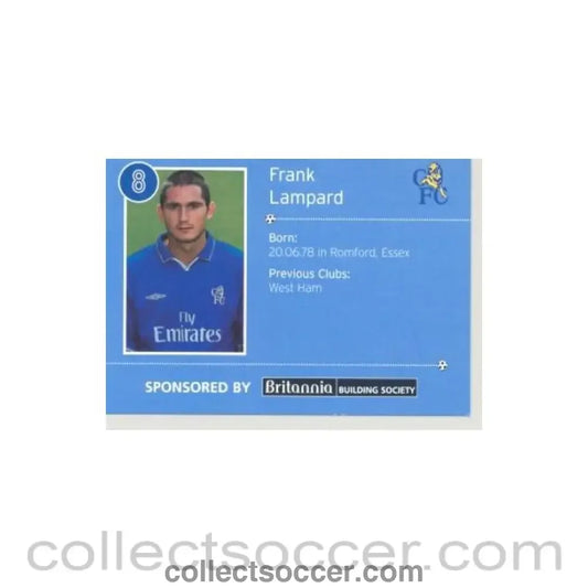 2000 - Chelsea Frank Lampard card of 2000-2001