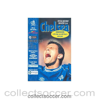2000 - Chelsea v Coventry City official programme 12/04/2000 Premier League - Collect Soccer