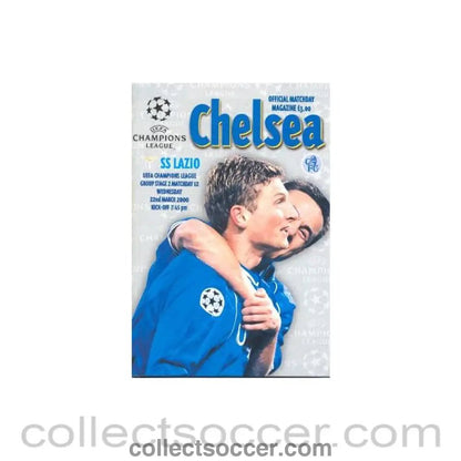 2000 - Chelsea v Lazio official programme 22/03/2000 Champions League - Collect Soccer