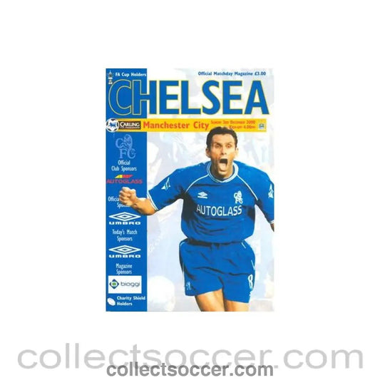 2000 - Chelsea v Manchester City 03/12/2000 Official Programme Premier League - Collect Soccer