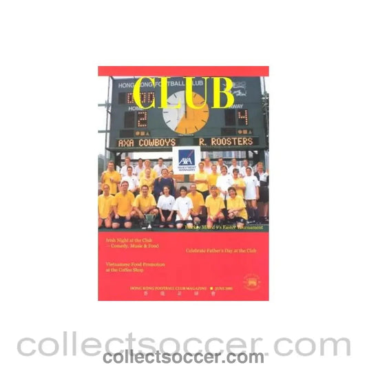 2000 - Club - Hong Kong FC magazine of June 2000