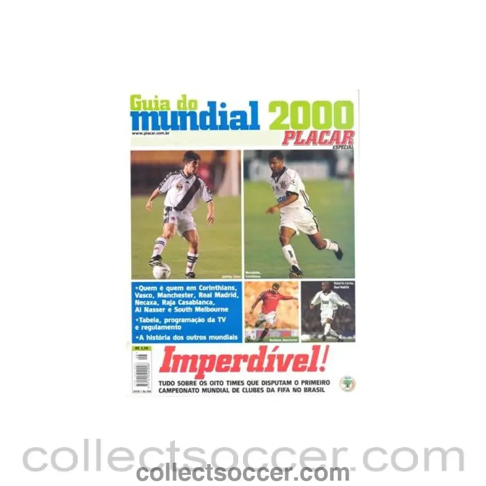 2000 Club World Cup - Brazilian Placar magazine - Collect Soccer