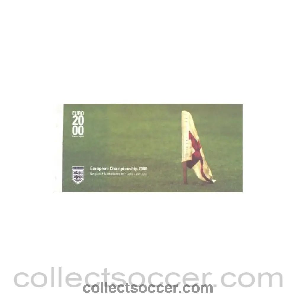 2000 - England Euro 2000 postcards book originally signed by every individual player - Collect Soccer