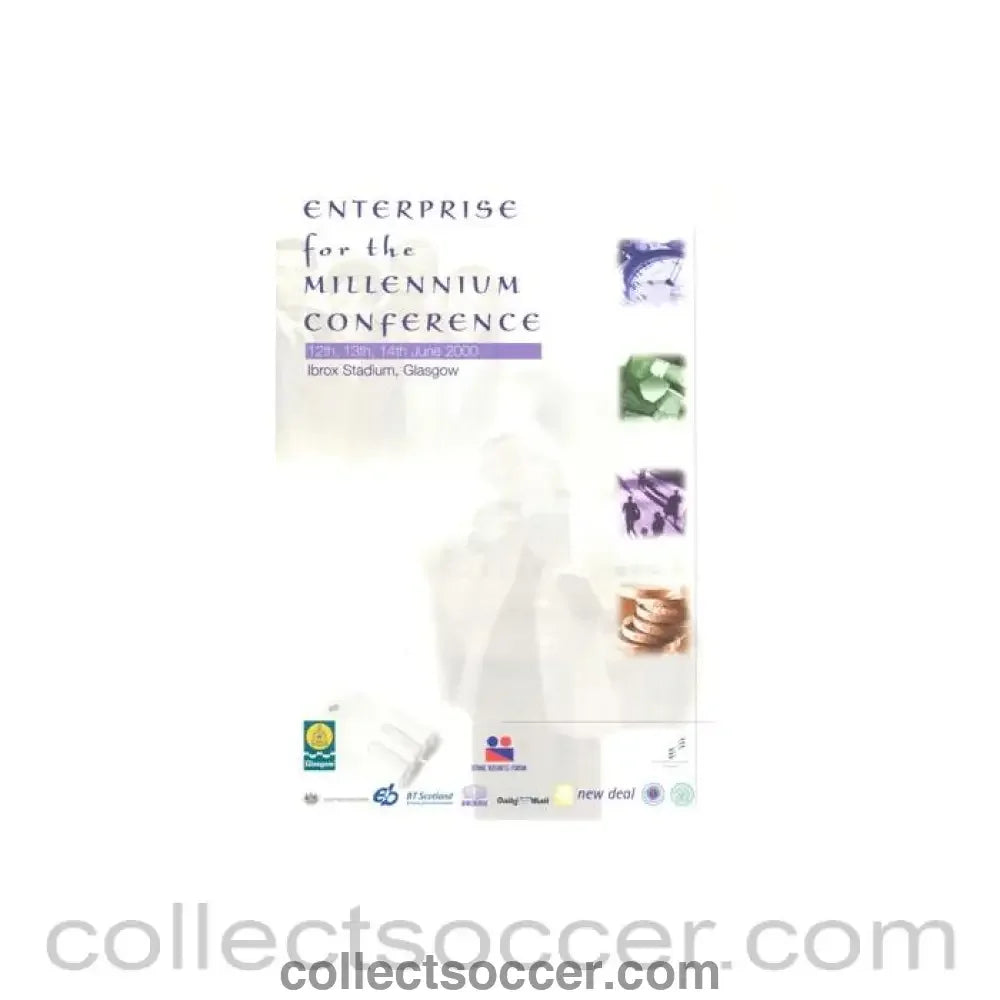 2000 - Enterprise for the Millennium Conference brochure 12-14/06/2000 Ibrox Stadium Glasgow