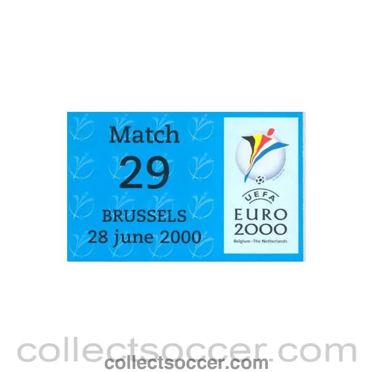 2000 - Euro 2000 Brussles parking pass