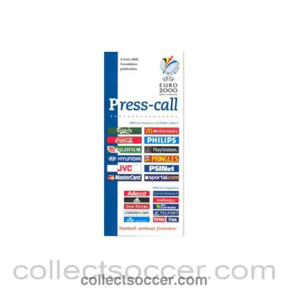 2000 - Euro 2000 Press-call card