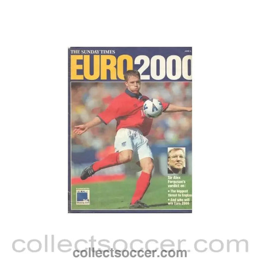 2000 - Euro 2000 The Sunday Times brochure 04/06/2000 - Collect Soccer