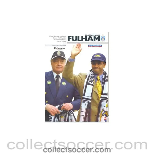 2000 - Fulham v Huddersfield Town official programme 07/05/2000 - Collect Soccer