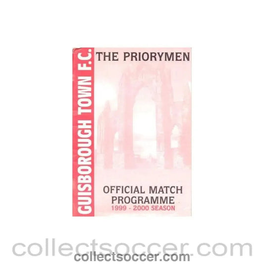 2000 - Guisborough Town v Thornaby on Tees official programme 15/02/2000 - Collect Soccer