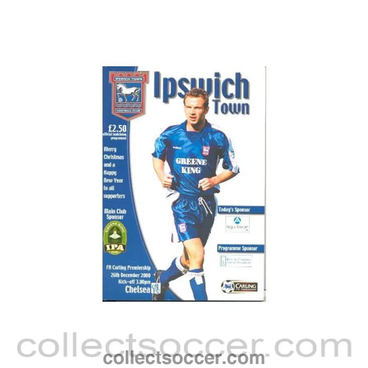 2000 - Ipswich Town vChelsea official programme 26/12/2000 Premier League