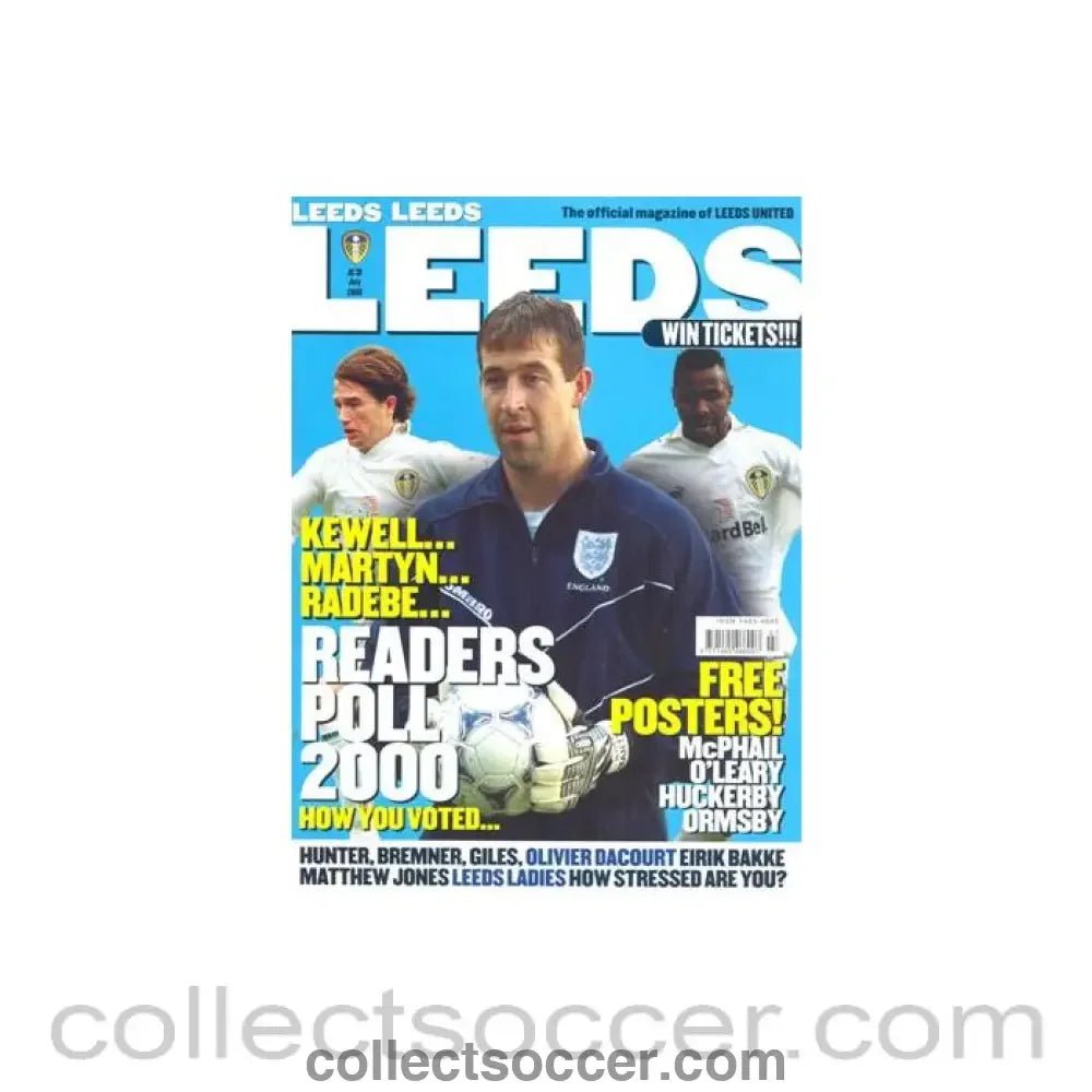 2000 - Leeds magazine of July 2000 - Collect Soccer