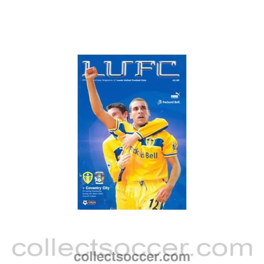 2000 - Leeds United v Coventry City official programme 05/03/2000 - Collect Soccer
