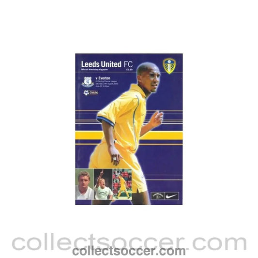 2000 - Leeds United v Everton official programme 19/08/2000 - Collect Soccer