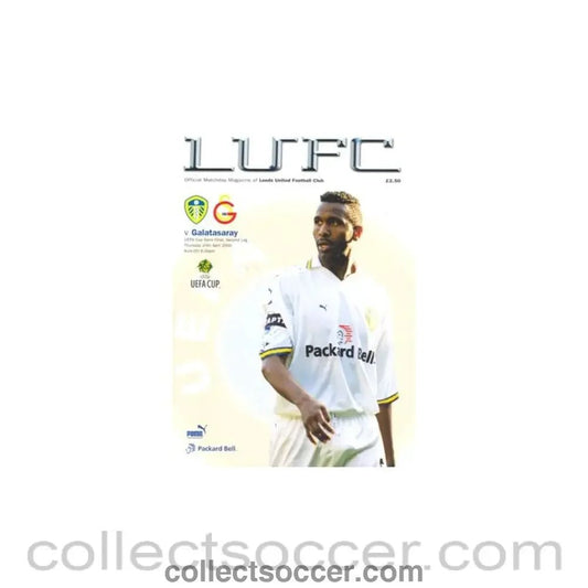 2000 - Leeds United v Galatasaray official programme 20/04/2000 - Collect Soccer