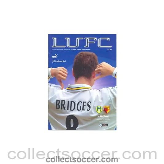 2000 - Leeds United v Watford official programme 03/05/2000 - Collect Soccer