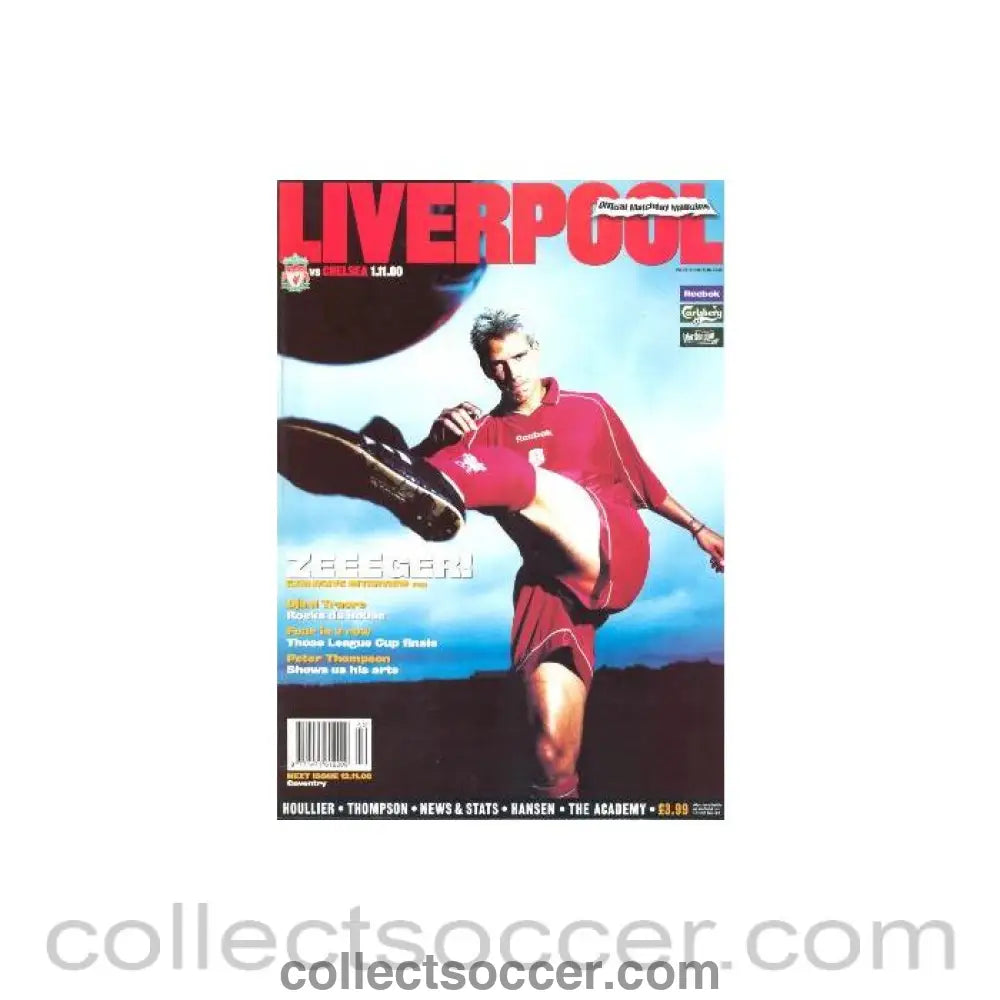 2000 - Liverpool vChelsea official programme 01/11/2000 magazine programme