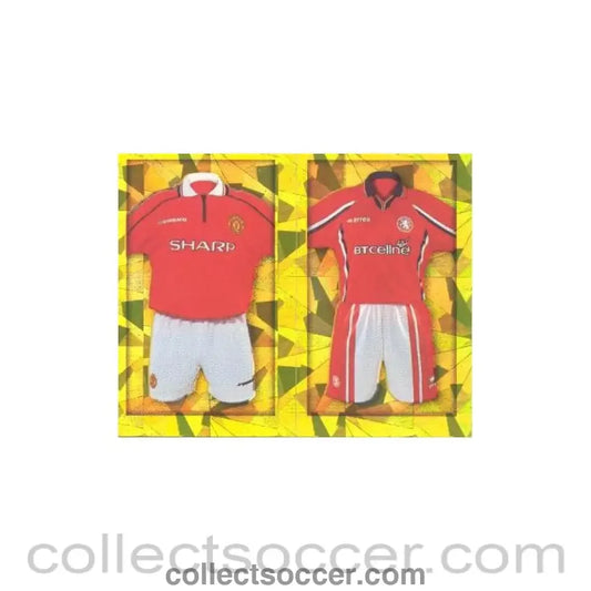 2000 - Manchester United and Chelsea Premier League 2000 sticker