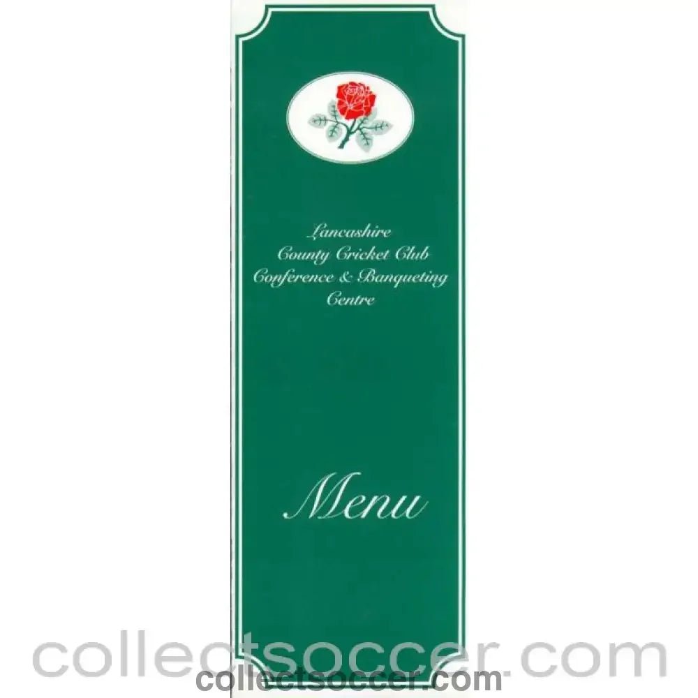 2000 - Manchester United V Chelsea Menu 24/04/2000 - Collect Soccer