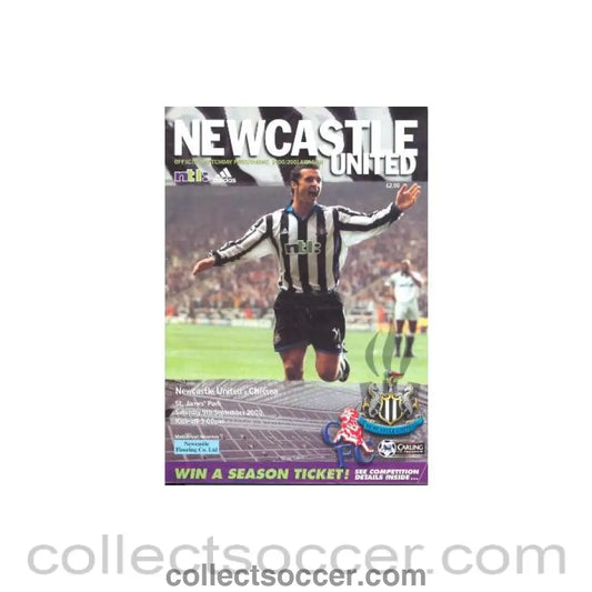 2000 - Newcastle United vChelsea official programme 09/09/2000 Premier League