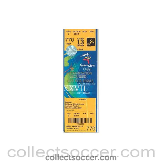2000 Olympic Games in Sydney ticket