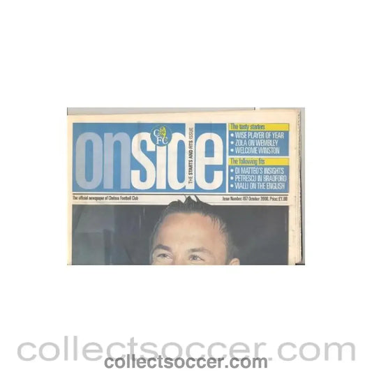2000 - On Side - The Official Newspaper Of Chelsea Football Club No:197 of October 2000