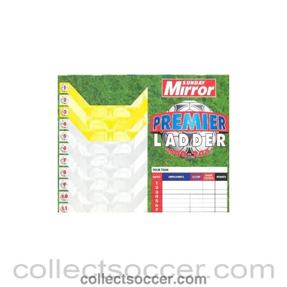 2000 - Sunday Mirror - Premier Ladder 2000-2001 - Collect Soccer