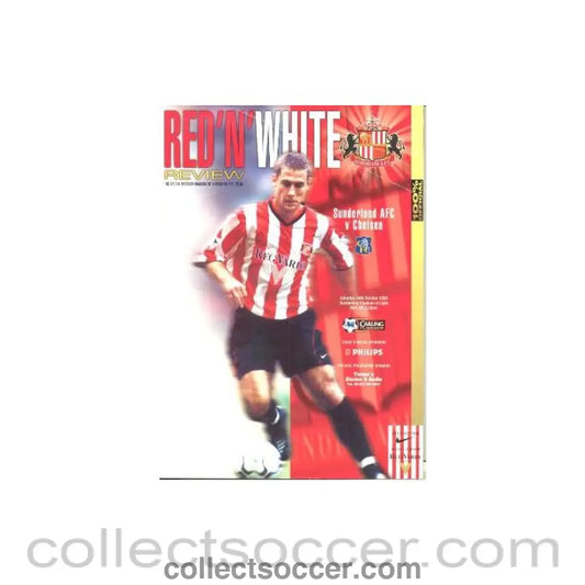2000 - Sunderland vChelsea official programme 14/10/2000 Premier League