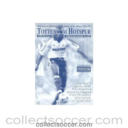 2000 - Tottenham Hotspur v Chelsea official programme 07/03/2000 - Collect Soccer