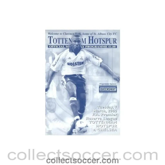 2000 - Tottenham Hotspur v Chelsea official programme 07/03/2000 - Collect Soccer