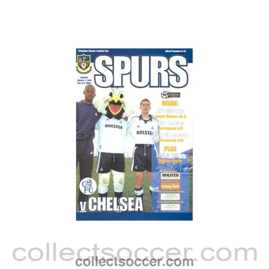 2000 - Tottenham Hotspur vChelsea official programme 05/02/2000 Premier League - Collect Soccer