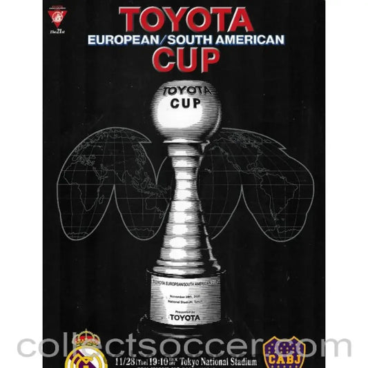 2000 Toyota Cup Official Final Programme Real Madrid v Boca Juniors - Collect Soccer